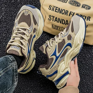Retro Dad Shoes, Thick-Soled, Versatile, High-End Casual Sports Shoes